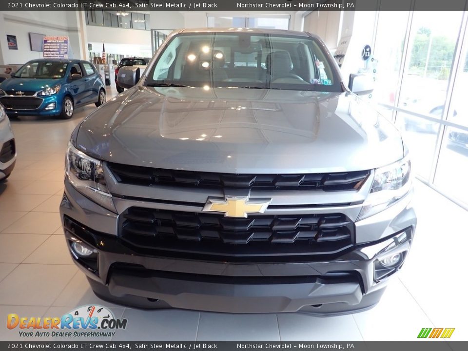 2021 Chevrolet Colorado LT Crew Cab 4x4 Satin Steel Metallic / Jet Black Photo #6