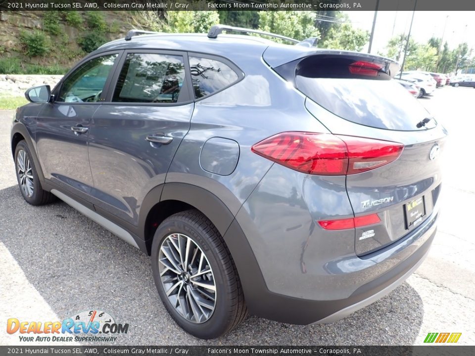 2021 Hyundai Tucson SEL AWD Coliseum Gray Metallic / Gray Photo #6