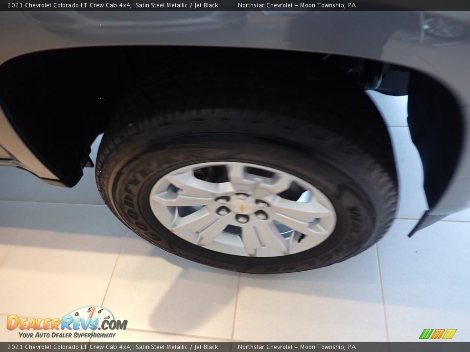 2021 Chevrolet Colorado LT Crew Cab 4x4 Satin Steel Metallic / Jet Black Photo #8