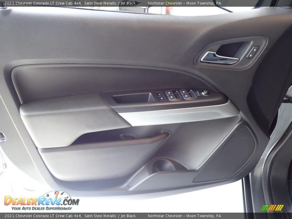 2021 Chevrolet Colorado LT Crew Cab 4x4 Satin Steel Metallic / Jet Black Photo #14