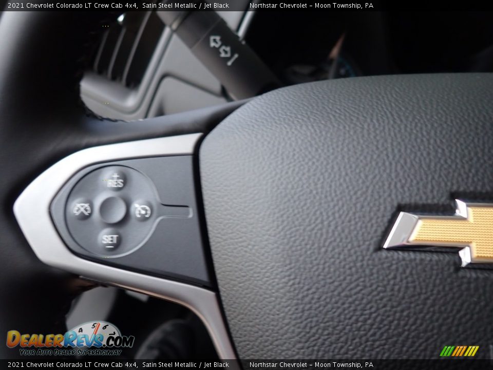 2021 Chevrolet Colorado LT Crew Cab 4x4 Satin Steel Metallic / Jet Black Photo #18