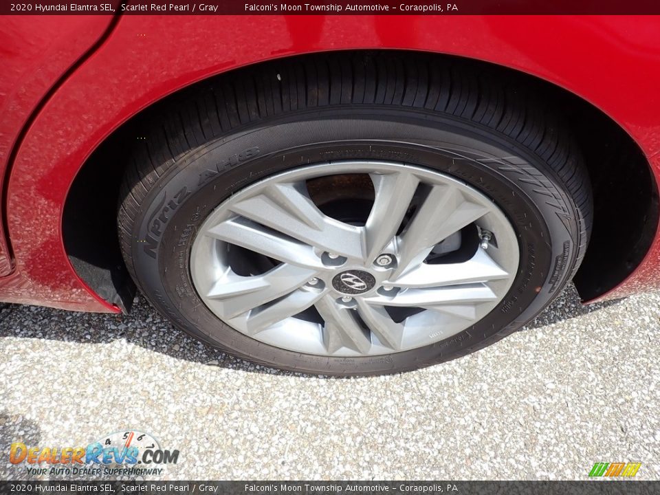 2020 Hyundai Elantra SEL Scarlet Red Pearl / Gray Photo #7