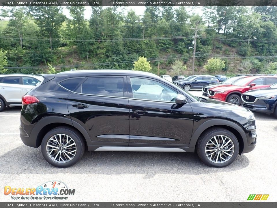 Black Noir Pearl 2021 Hyundai Tucson SEL AWD Photo #1