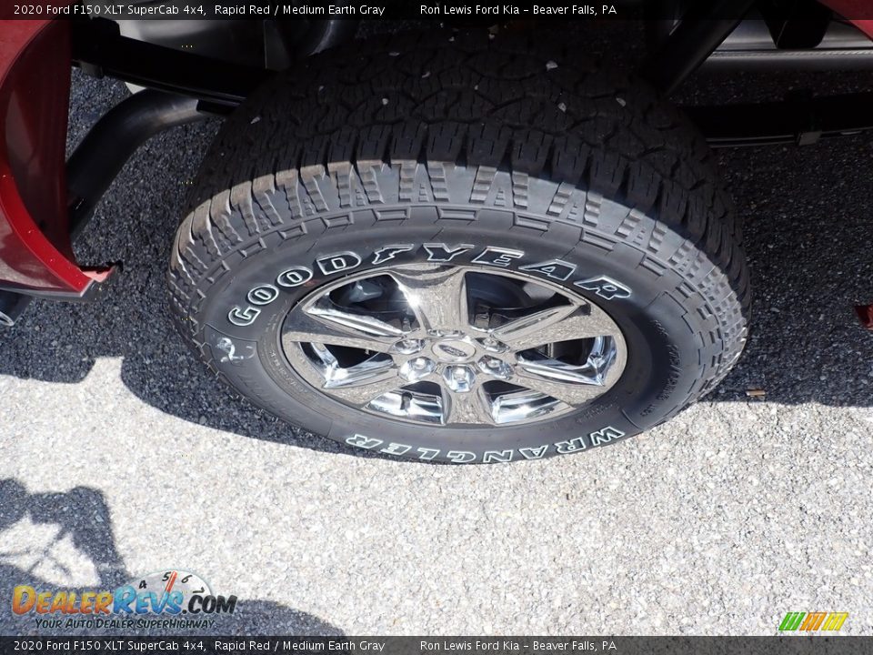 2020 Ford F150 XLT SuperCab 4x4 Rapid Red / Medium Earth Gray Photo #8