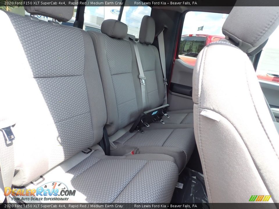 2020 Ford F150 XLT SuperCab 4x4 Rapid Red / Medium Earth Gray Photo #11