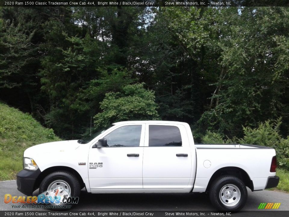 2020 Ram 1500 Classic Tradesman Crew Cab 4x4 Bright White / Black/Diesel Gray Photo #1