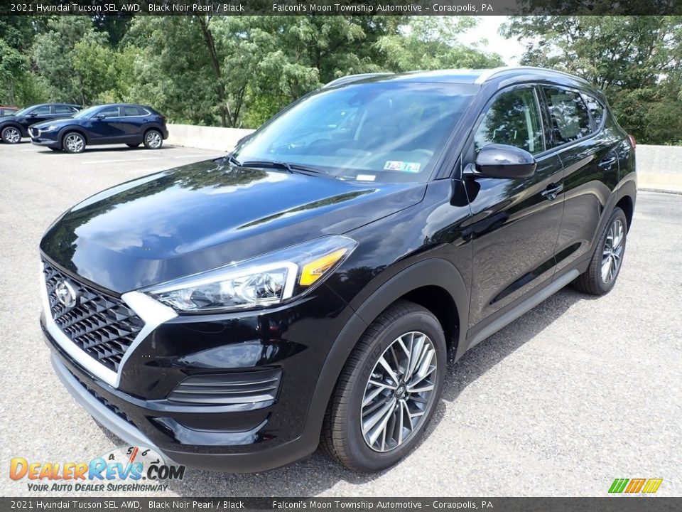 Black Noir Pearl 2021 Hyundai Tucson SEL AWD Photo #5