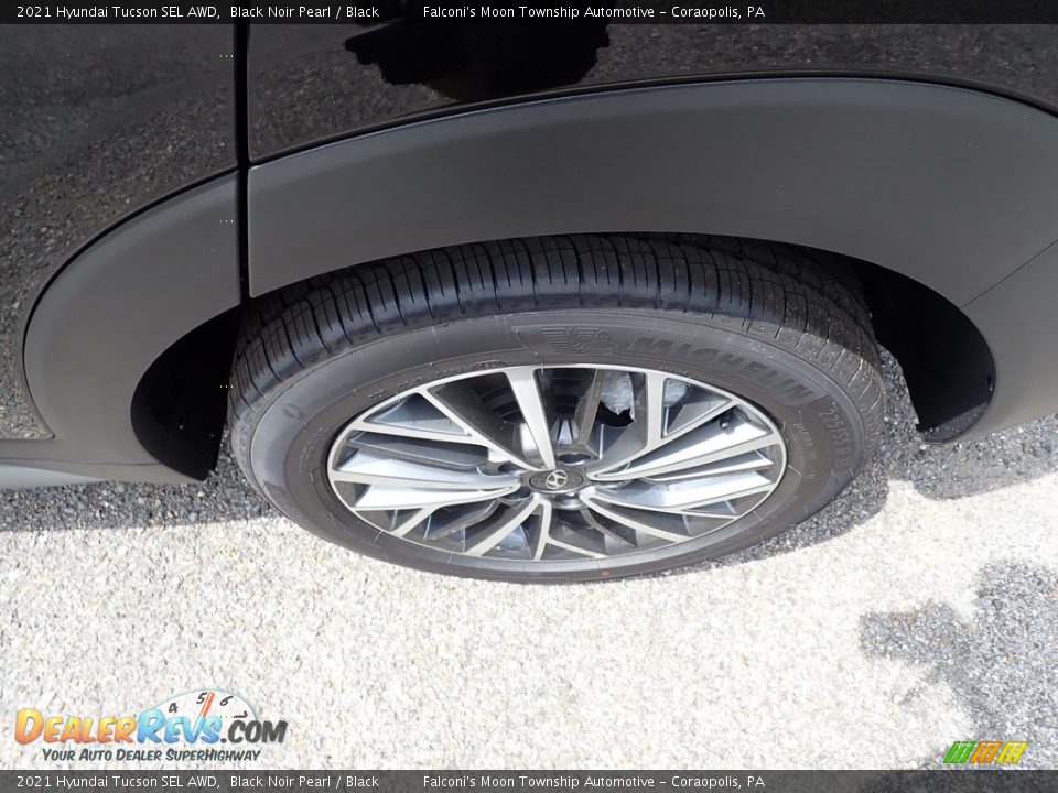 2021 Hyundai Tucson SEL AWD Black Noir Pearl / Black Photo #7