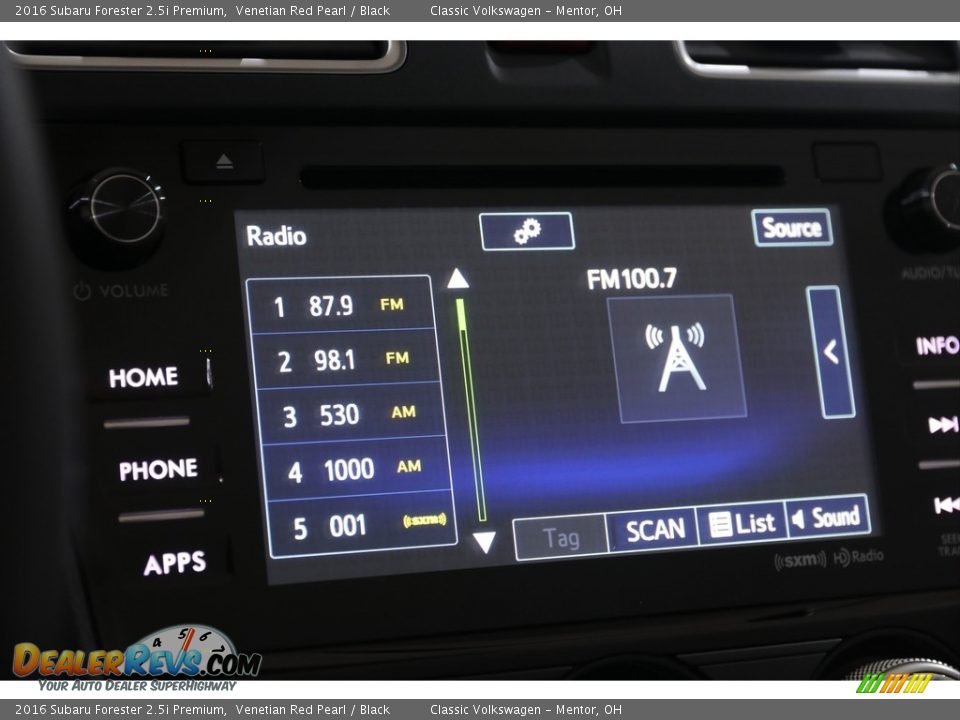Audio System of 2016 Subaru Forester 2.5i Premium Photo #14