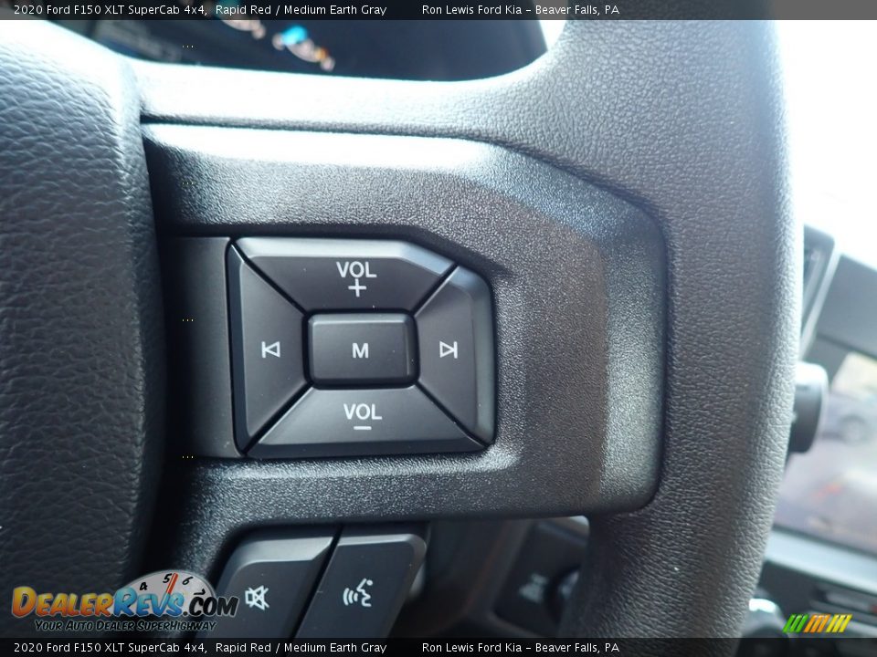 2020 Ford F150 XLT SuperCab 4x4 Rapid Red / Medium Earth Gray Photo #18