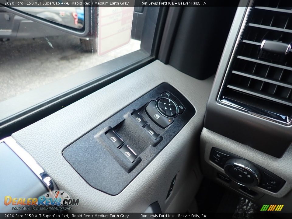 2020 Ford F150 XLT SuperCab 4x4 Rapid Red / Medium Earth Gray Photo #20