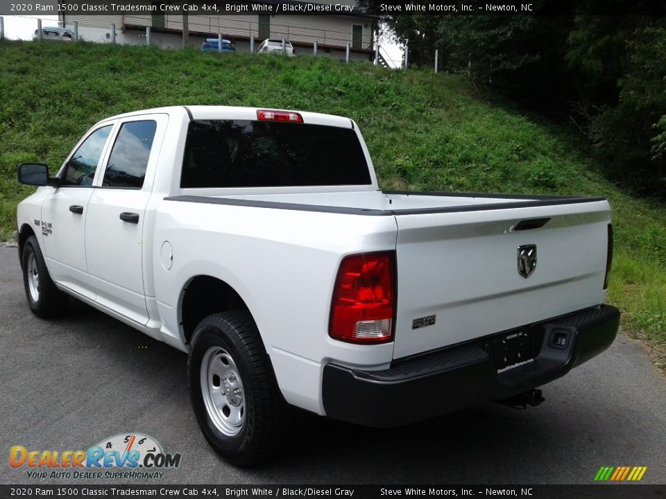 2020 Ram 1500 Classic Tradesman Crew Cab 4x4 Bright White / Black/Diesel Gray Photo #9