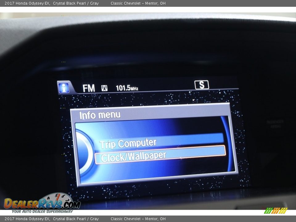2017 Honda Odyssey EX Crystal Black Pearl / Gray Photo #12