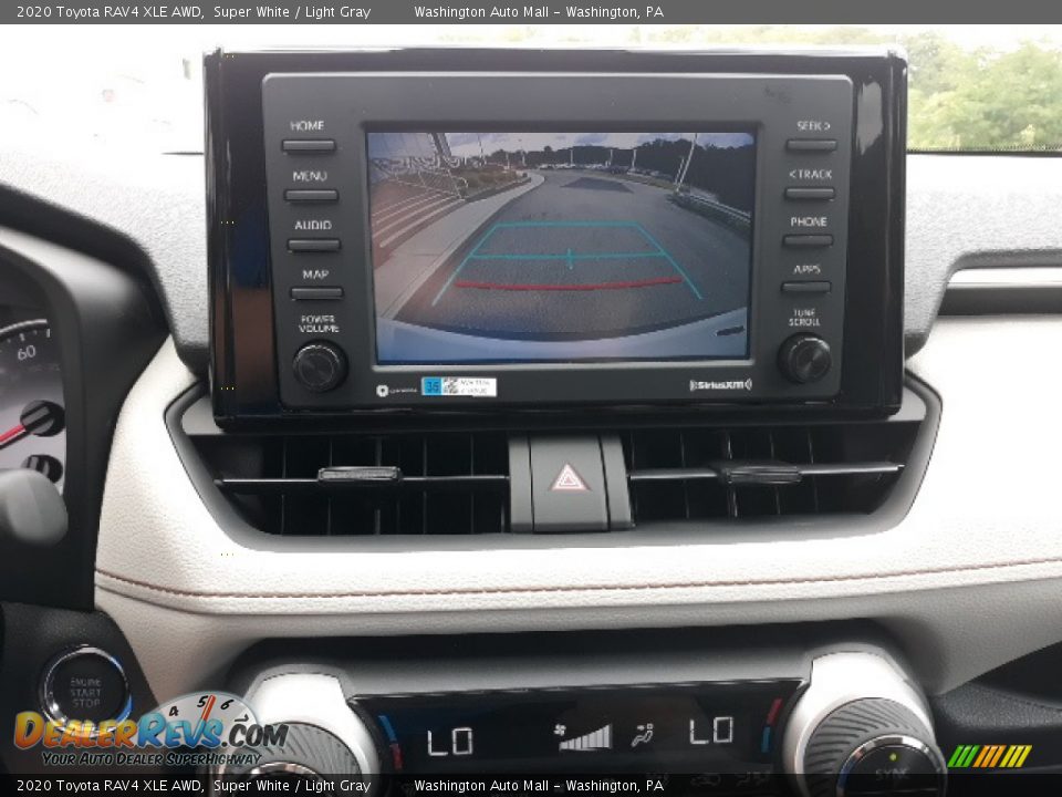2020 Toyota RAV4 XLE AWD Super White / Light Gray Photo #13