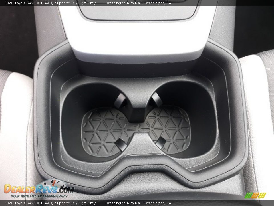 2020 Toyota RAV4 XLE AWD Super White / Light Gray Photo #18