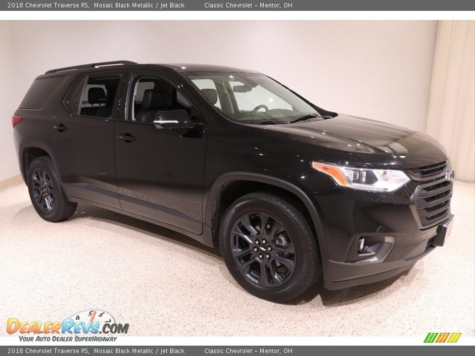 2018 Chevrolet Traverse RS Mosaic Black Metallic / Jet Black Photo #1