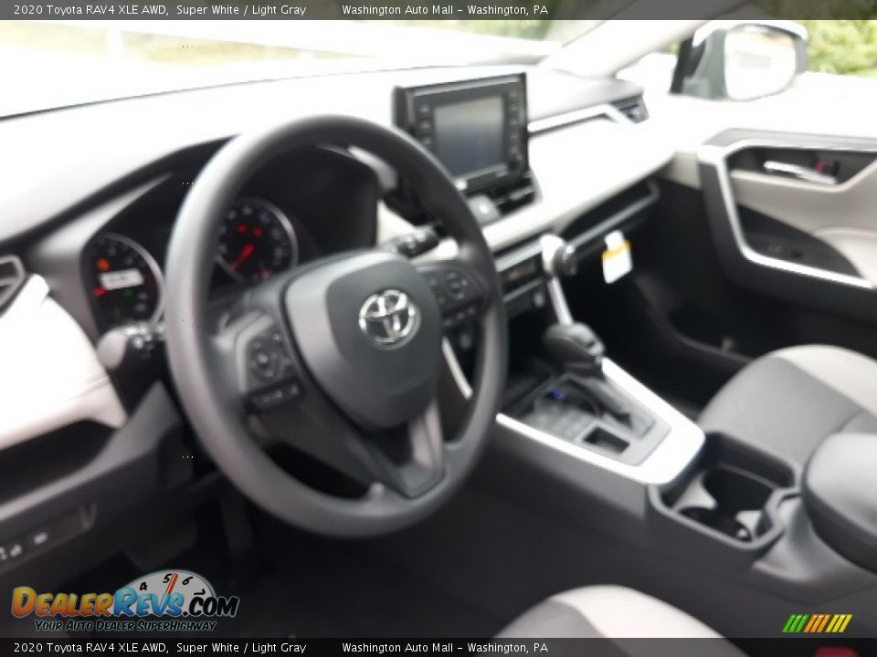 2020 Toyota RAV4 XLE AWD Super White / Light Gray Photo #22