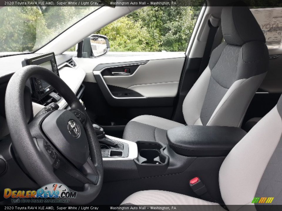 2020 Toyota RAV4 XLE AWD Super White / Light Gray Photo #23