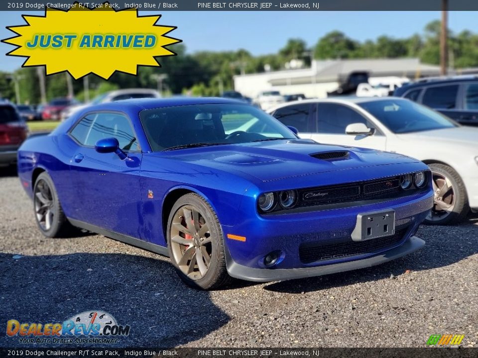 2019 Dodge Challenger R/T Scat Pack Indigo Blue / Black Photo #1