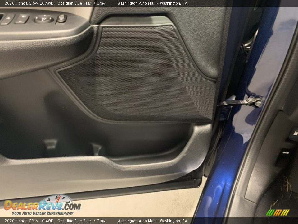 2020 Honda CR-V LX AWD Obsidian Blue Pearl / Gray Photo #10