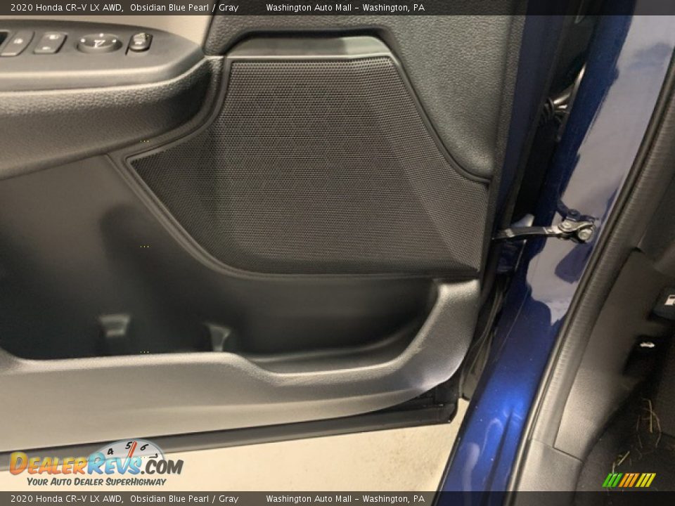 2020 Honda CR-V LX AWD Obsidian Blue Pearl / Gray Photo #10