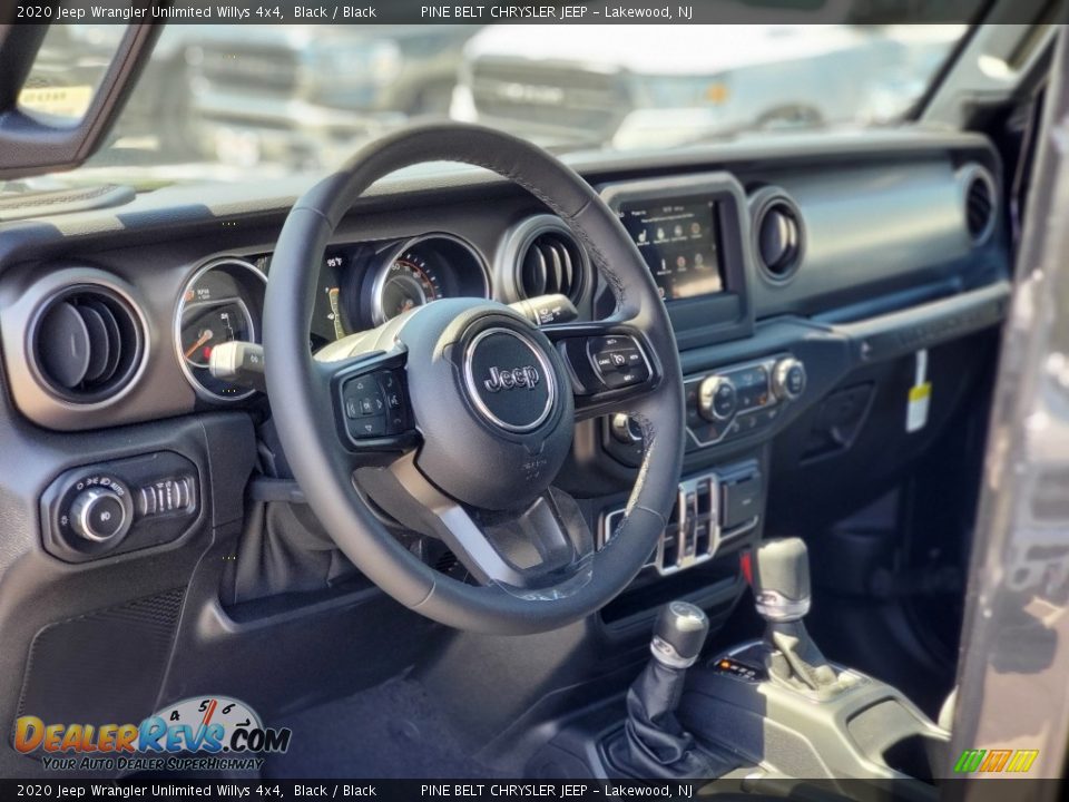 2020 Jeep Wrangler Unlimited Willys 4x4 Black / Black Photo #12