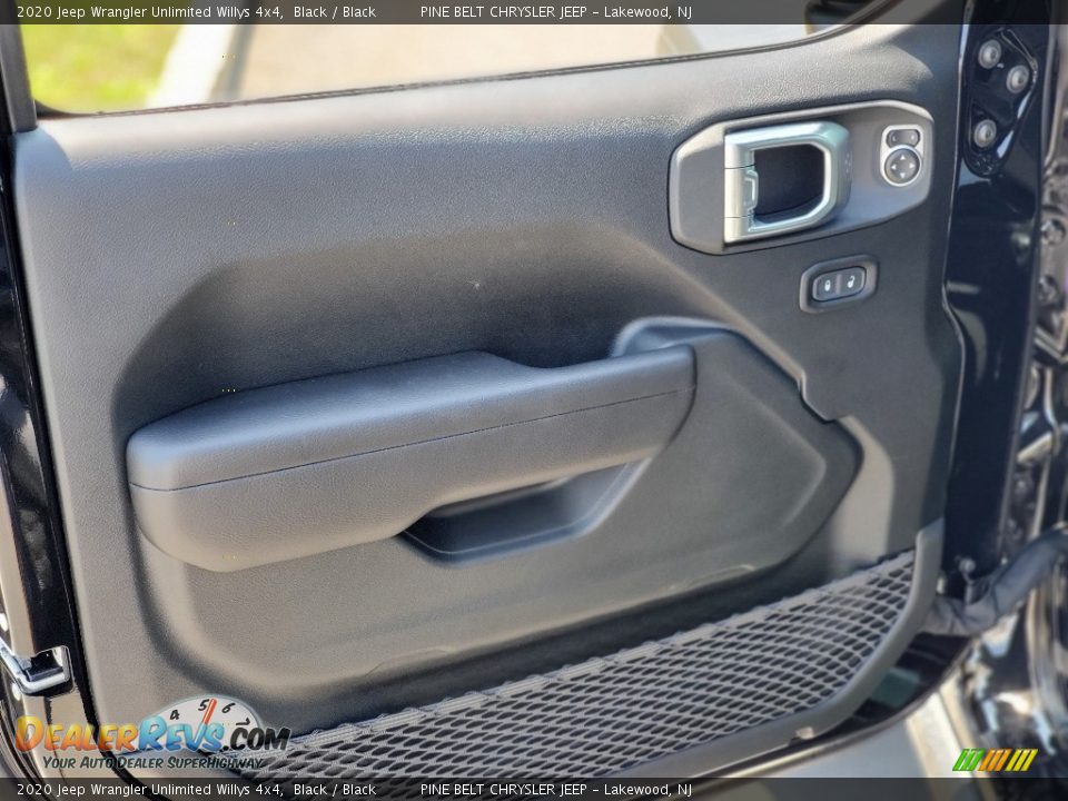 2020 Jeep Wrangler Unlimited Willys 4x4 Black / Black Photo #13