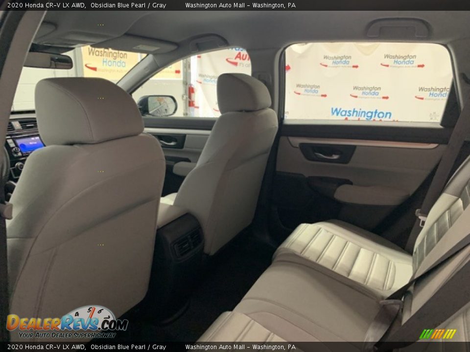 2020 Honda CR-V LX AWD Obsidian Blue Pearl / Gray Photo #28