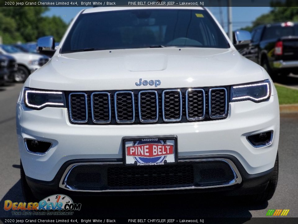 2020 Jeep Grand Cherokee Limited 4x4 Bright White / Black Photo #3