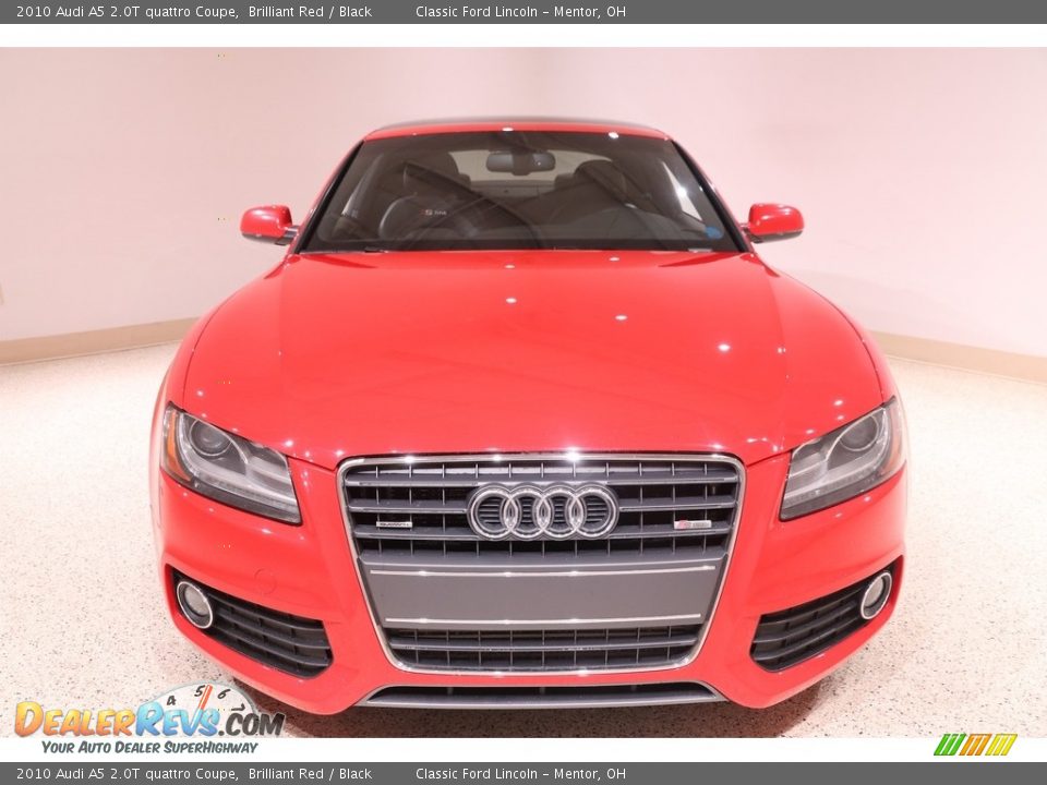 2010 Audi A5 2.0T quattro Coupe Brilliant Red / Black Photo #2