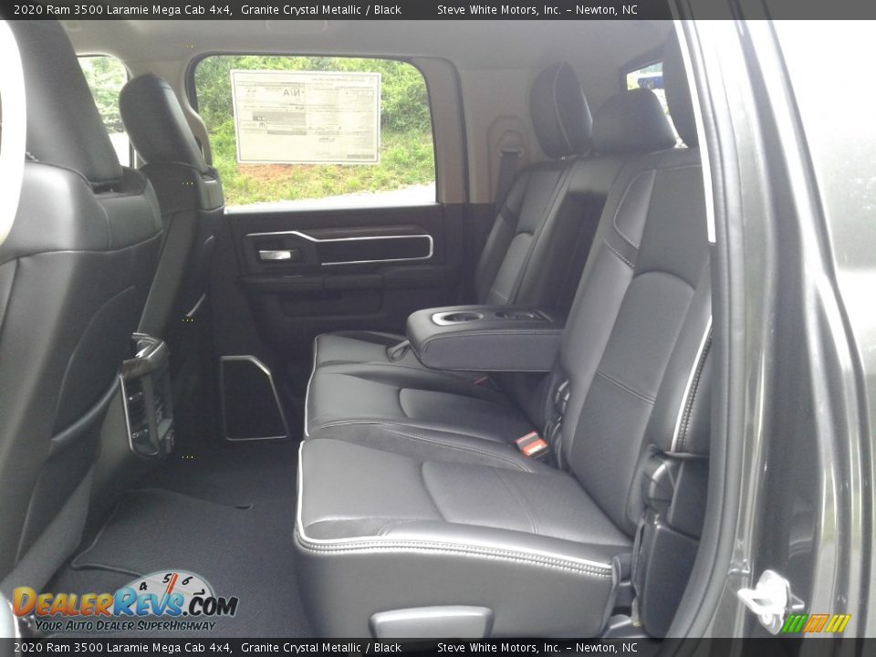 Rear Seat of 2020 Ram 3500 Laramie Mega Cab 4x4 Photo #13