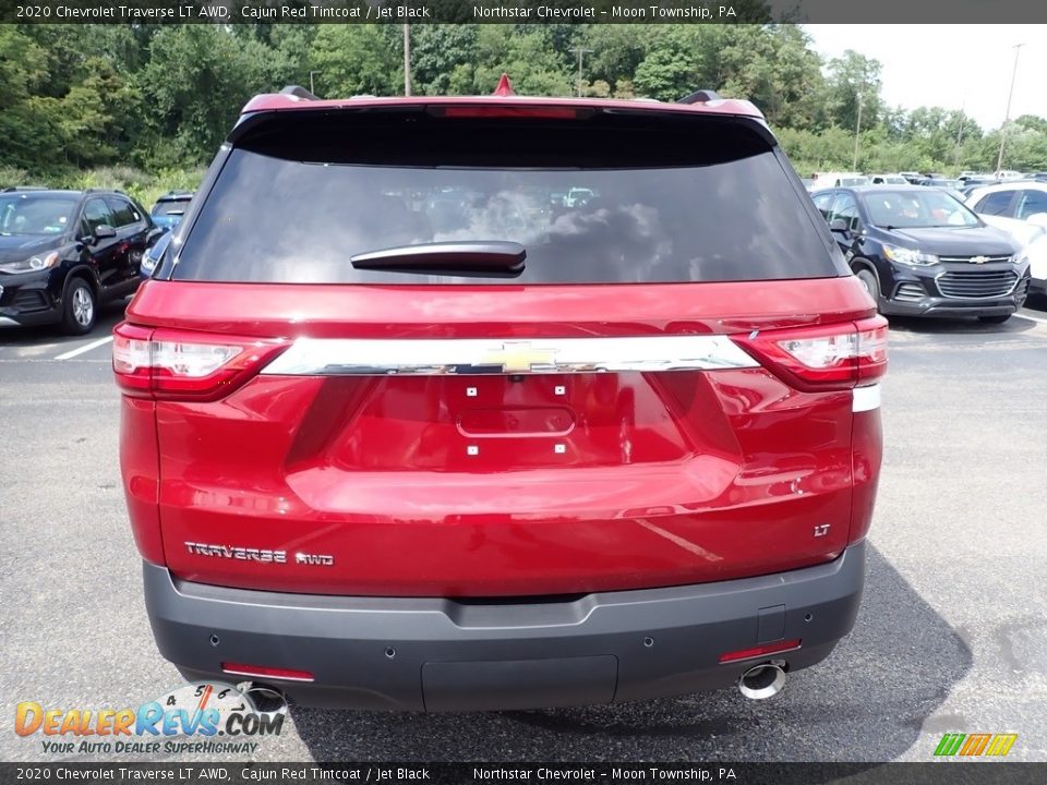 2020 Chevrolet Traverse LT AWD Cajun Red Tintcoat / Jet Black Photo #4