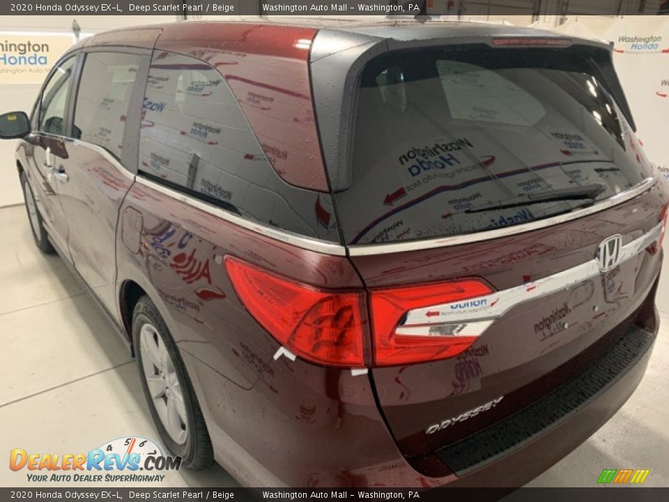 2020 Honda Odyssey EX-L Deep Scarlet Pearl / Beige Photo #3