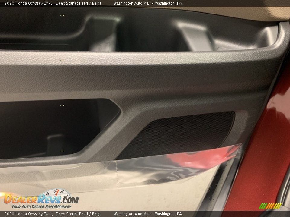 2020 Honda Odyssey EX-L Deep Scarlet Pearl / Beige Photo #10