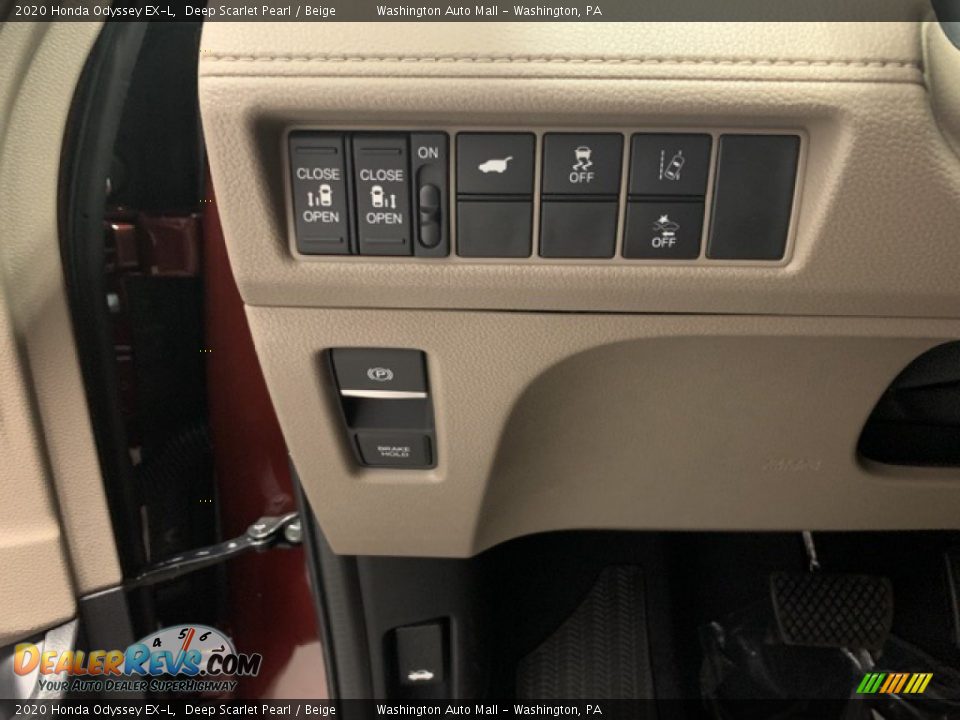 2020 Honda Odyssey EX-L Deep Scarlet Pearl / Beige Photo #11