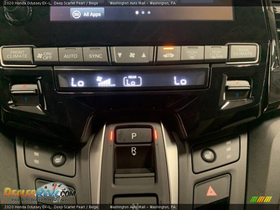 2020 Honda Odyssey EX-L Deep Scarlet Pearl / Beige Photo #15