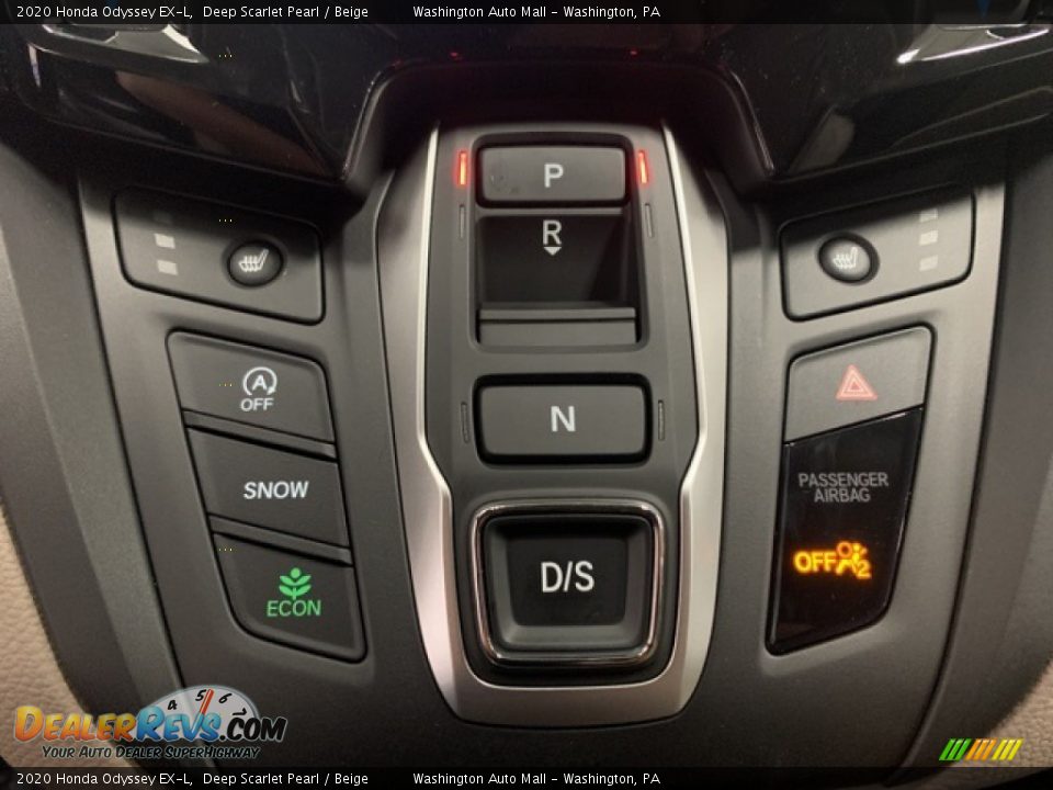 2020 Honda Odyssey EX-L Deep Scarlet Pearl / Beige Photo #16