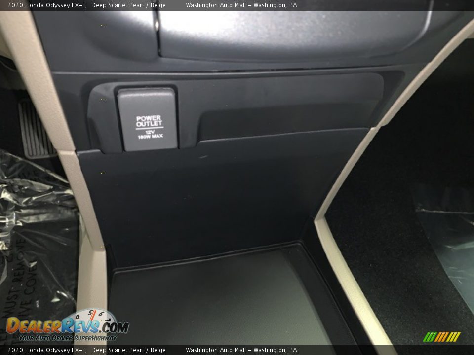 2020 Honda Odyssey EX-L Deep Scarlet Pearl / Beige Photo #17
