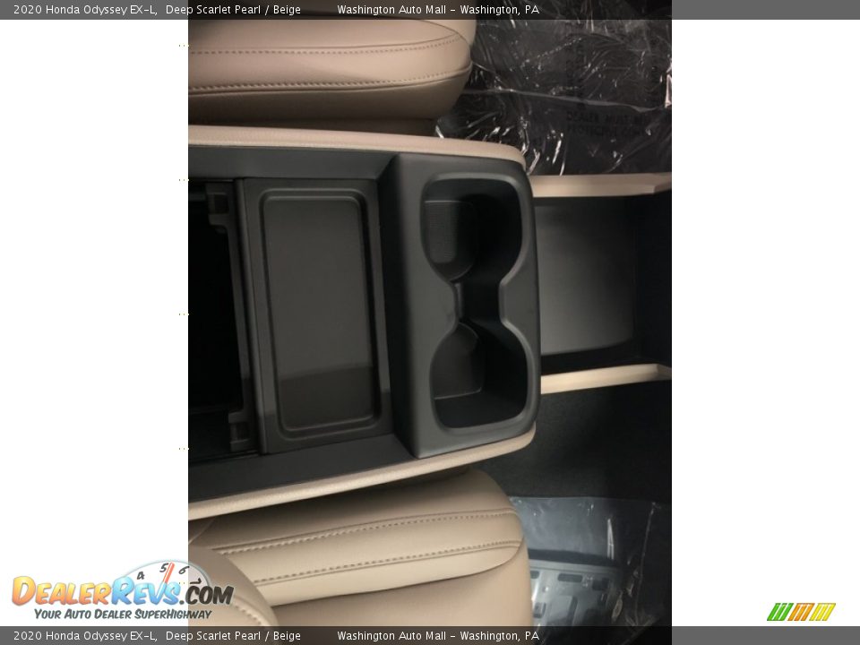2020 Honda Odyssey EX-L Deep Scarlet Pearl / Beige Photo #18