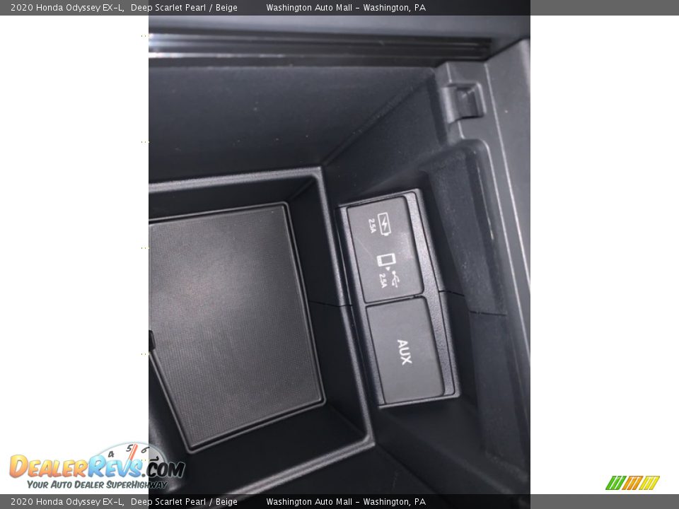 2020 Honda Odyssey EX-L Deep Scarlet Pearl / Beige Photo #19