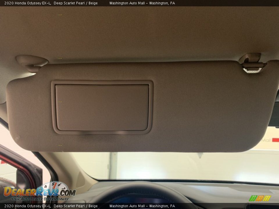 2020 Honda Odyssey EX-L Deep Scarlet Pearl / Beige Photo #20