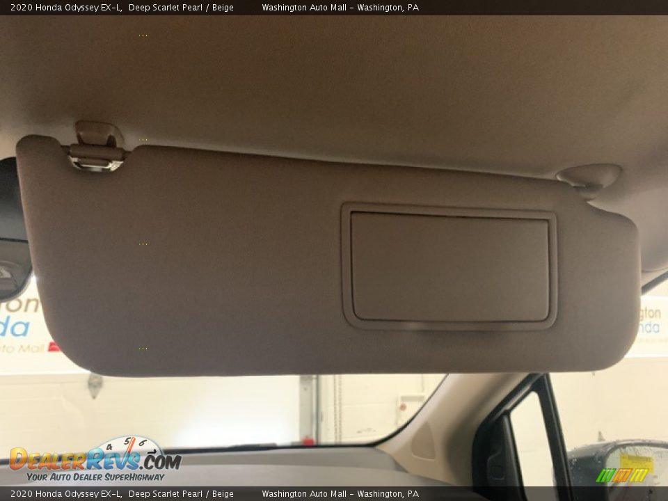 2020 Honda Odyssey EX-L Deep Scarlet Pearl / Beige Photo #22