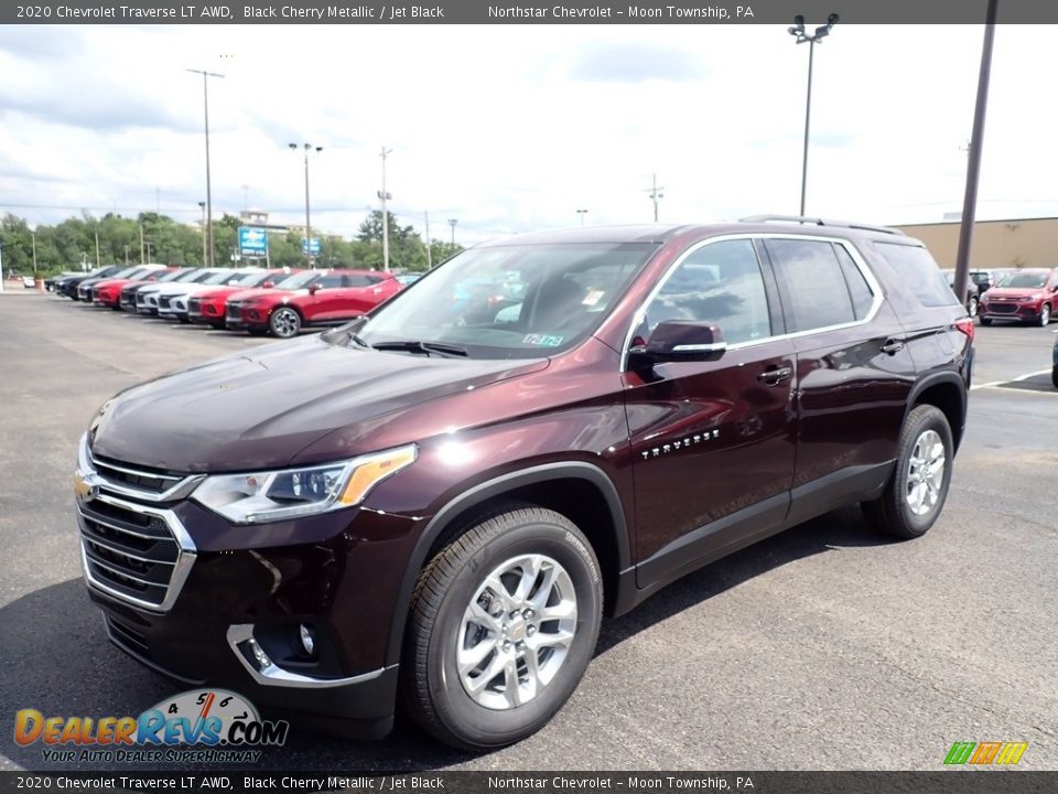 2020 Chevrolet Traverse LT AWD Black Cherry Metallic / Jet Black Photo #1