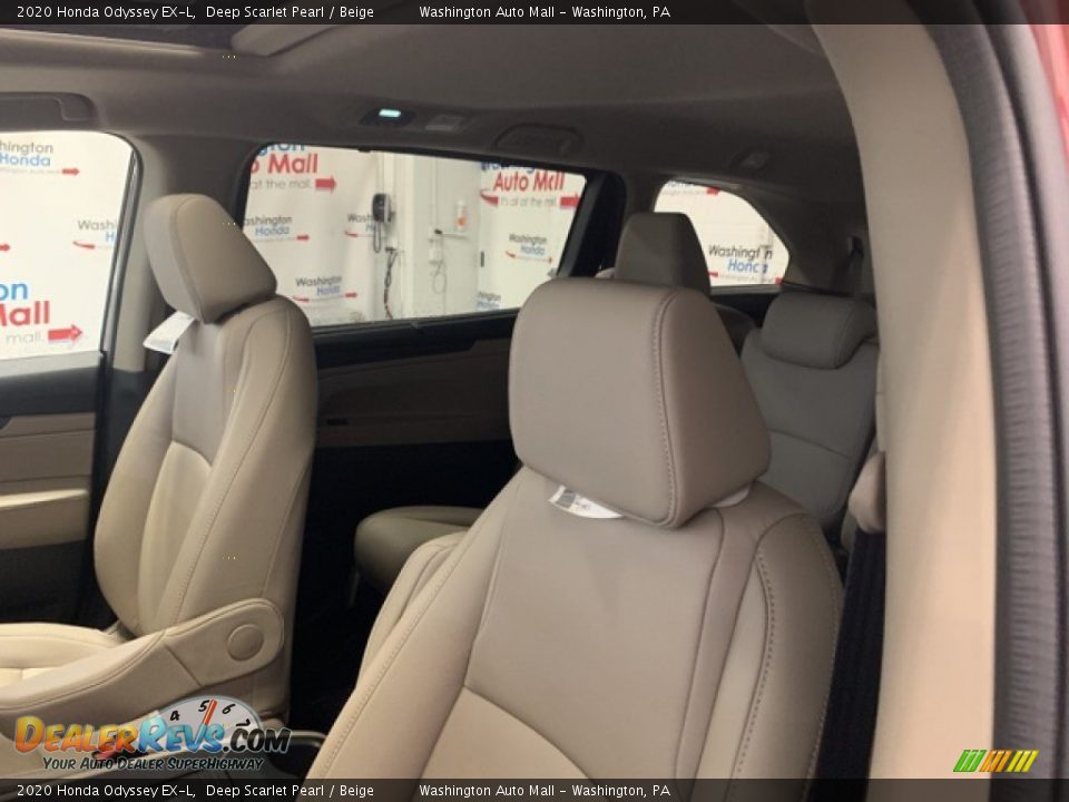 2020 Honda Odyssey EX-L Deep Scarlet Pearl / Beige Photo #24