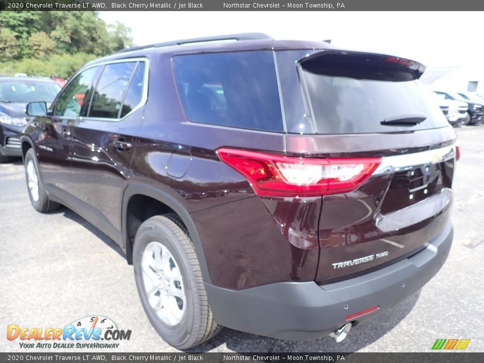 2020 Chevrolet Traverse LT AWD Black Cherry Metallic / Jet Black Photo #3