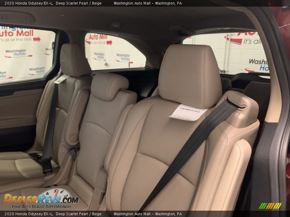 2020 Honda Odyssey EX-L Deep Scarlet Pearl / Beige Photo #29