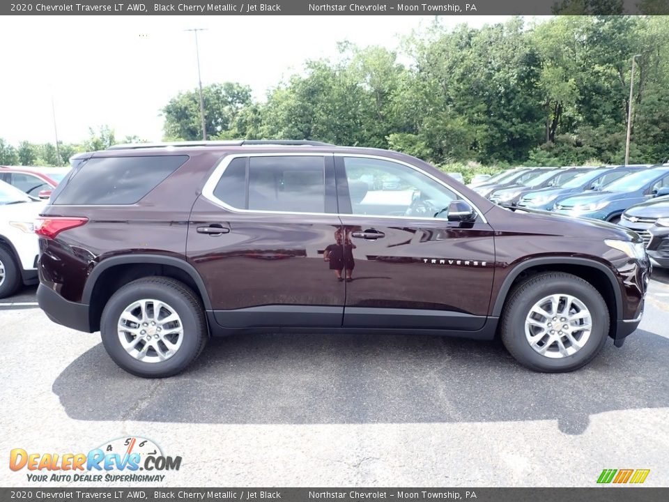 2020 Chevrolet Traverse LT AWD Black Cherry Metallic / Jet Black Photo #6