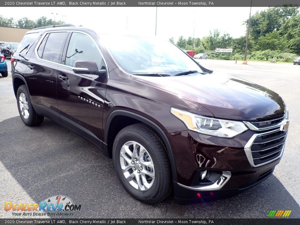 2020 Chevrolet Traverse LT AWD Black Cherry Metallic / Jet Black Photo #7