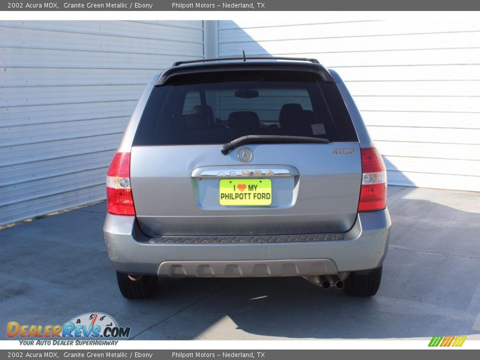 2002 Acura MDX Granite Green Metallic / Ebony Photo #9