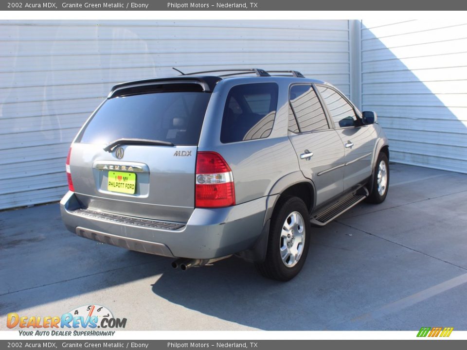 2002 Acura MDX Granite Green Metallic / Ebony Photo #10